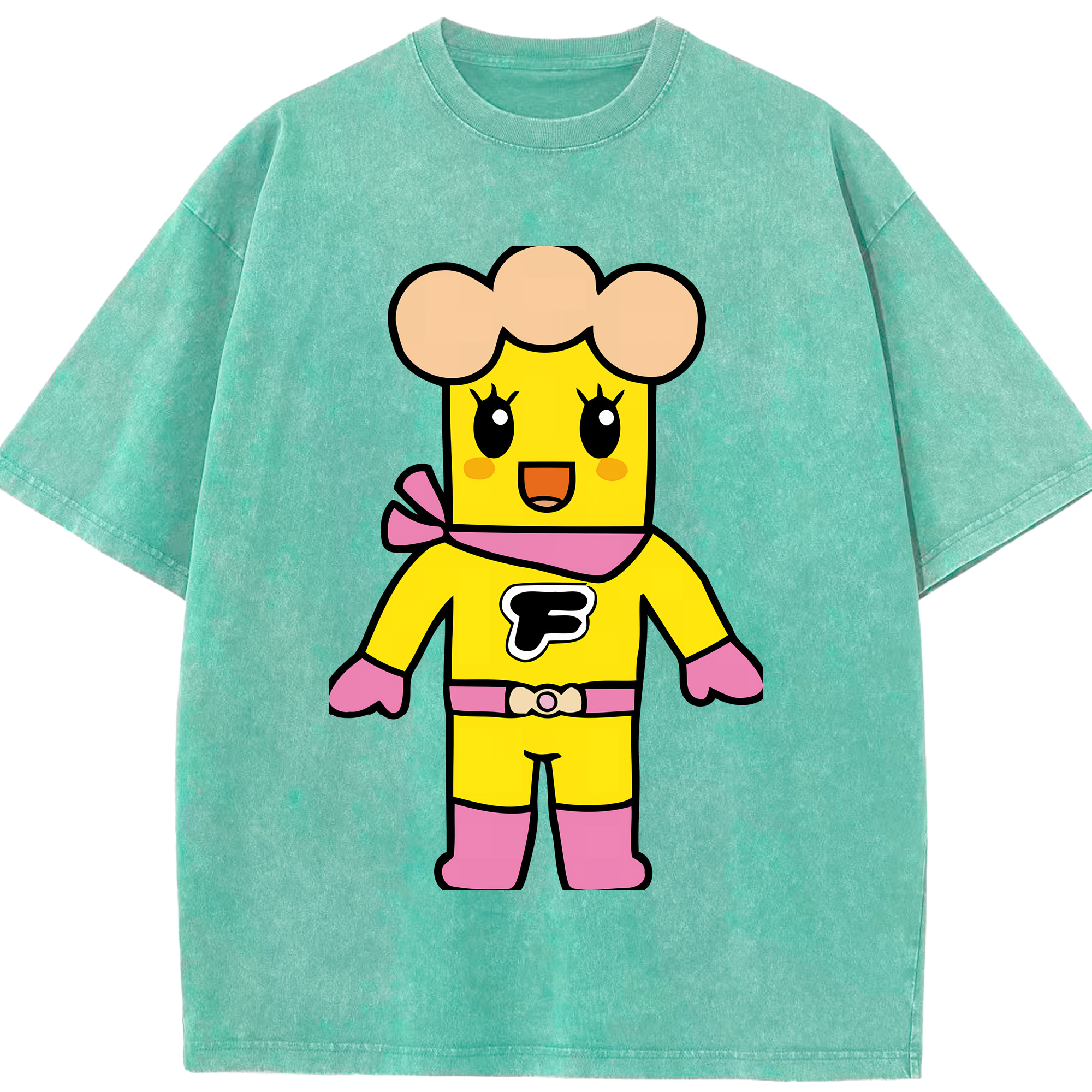 （画像用） アンパンマン Anpanman 綿100% ヴィンテージ風 半袖Tシャツ（フロントプリント）